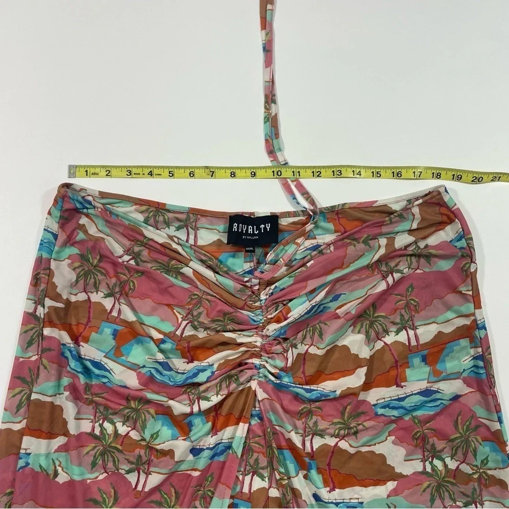 New Royalty By Maluma Printed Wide Leg Pants Size XXXL - Picture 8 of 8